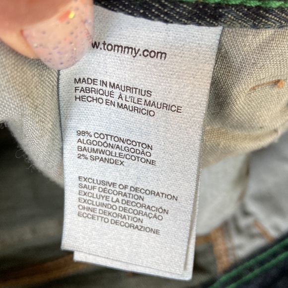 Tommy Hilfiger Women’s Freedom Flare Dark Wash Denim Jeans Size 8 NWT - Picture 10 of 16